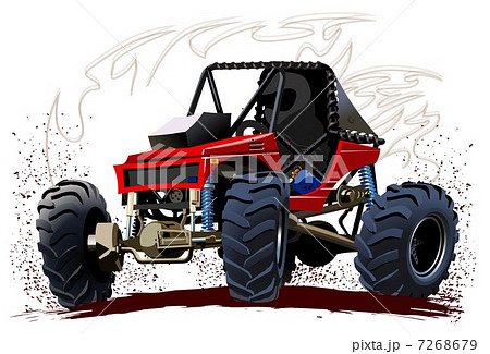 Vector Cartoon Buggyのイラスト素材