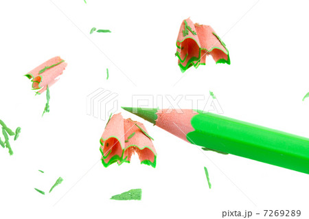 Pencil with sharpening shavings 7269289