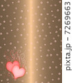 hiarts on  pastel color background 7269663