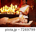 Woman having Ayurvedic spa treatment. 7269799