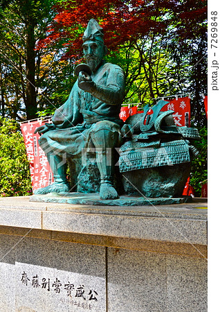 斎藤実盛の像(聖天山 歓喜院長楽寺/埼玉県熊谷市妻沼) 斎藤実盛の像(聖天山 歓喜院長楽寺/埼玉県熊谷市妻沼) 7269848