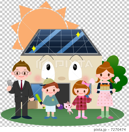 太陽能房子4人家庭 太陽能房子4人家庭 7270474