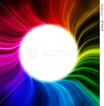虹色の渦巻 ワープ ホワイトホール のイラスト素材