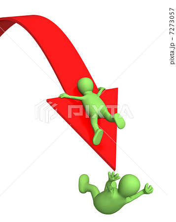 Two puppets, falling from an arrow Two puppets, falling from an arrow 7273057