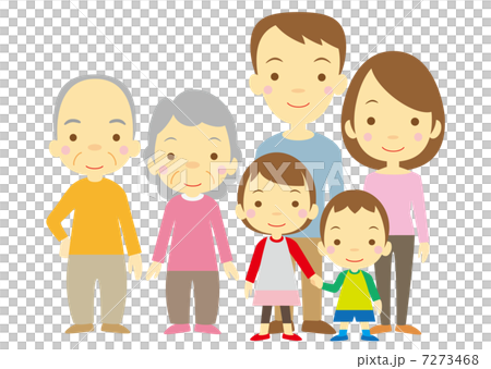 Three generations - Stock Illustration [7273468] - PIXTA