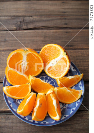 カットした甘くて美味しい清美オレンジ カットした甘くて美味しい清美オレンジ 7275835