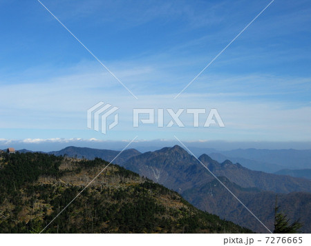 大峯山　八経ヶ岳からの大普賢岳 7276665