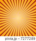 放射線　集中線　暖色系 7277289