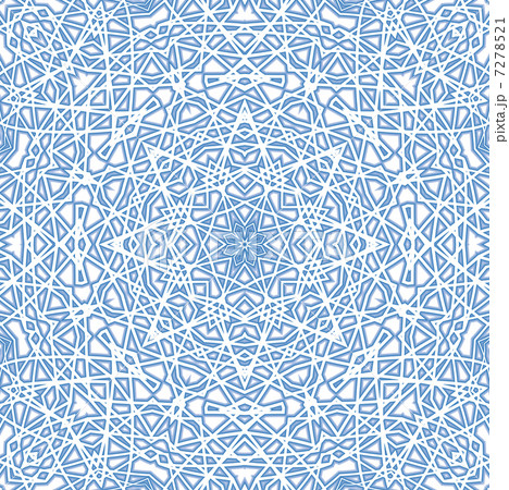 Abstract blue pattern on white 7278521