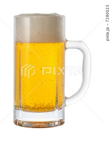 ビールの切り抜き（白バック） 7280023