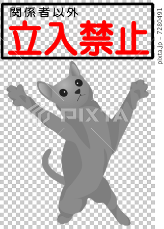立入禁止-猫- 7280491