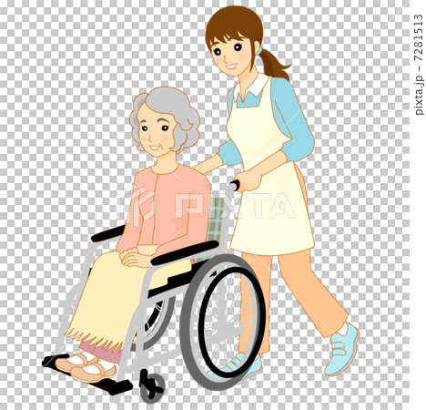 Wheelchair - Stock Illustration [7281513] - Pixta