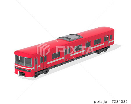 電車　レッド 7284082