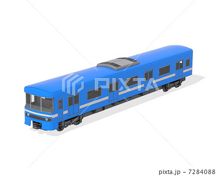 Train Blue Stock Illustration
