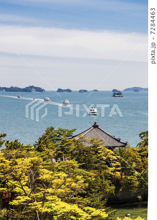 新緑の松島五大堂 7284463