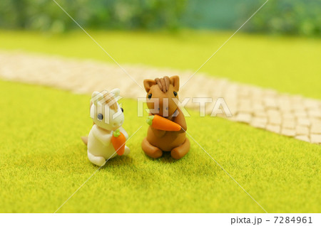 仲良しお馬さん 7284961