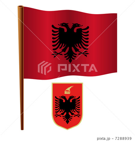 albania wavy flag albania wavy flag 7288939