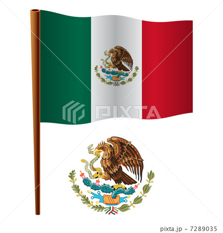 mexico wavy flag mexico wavy flag 7289035