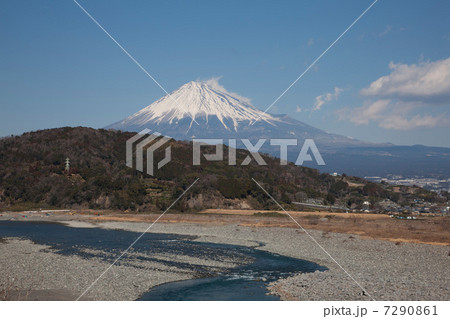 富士川と富士山 富士川と富士山 7290861