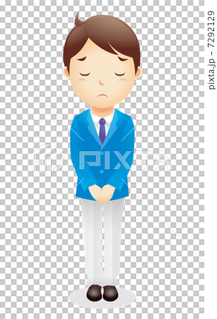 Business man (light blue) Illustration 7292129