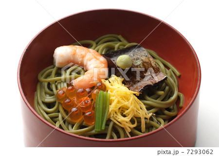 そば　茶そば　にしんそば　いくら　えび　日本食　麺類　麺料理 7293062