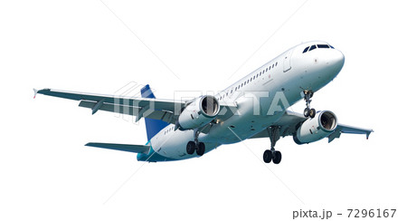 Real jet aircraft, isolated on white background 7296167