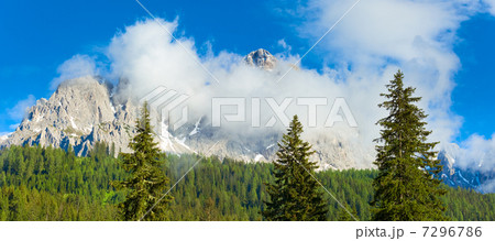 Dolomites mountain summer view 7296786