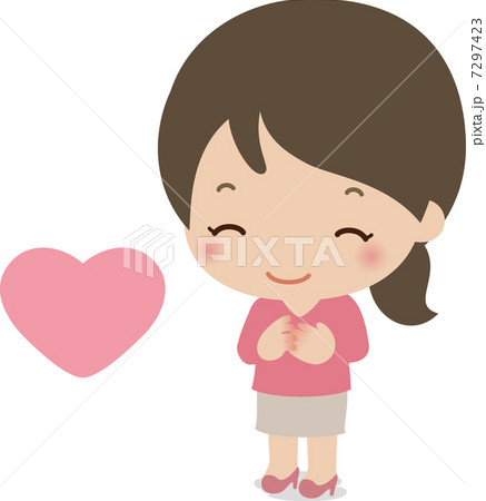 安心して微笑む女性 7297423