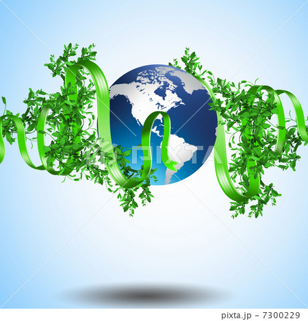 Green planet earth with plants Green planet earth with plants 7300229