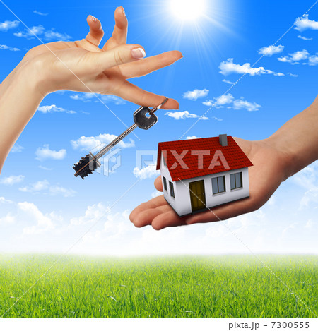 hands holding house hands holding house 7300555