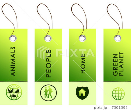 Light green tags with inscriptions Light green tags with inscriptions 7301393