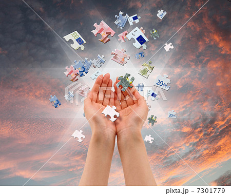 picture of puzzle for a banknote picture of puzzle for a banknote 7301779