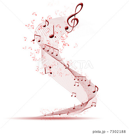 Musical Backgroundのイラスト素材