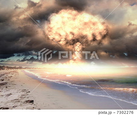 Nuclear explosion in an outdoor setting 7302276