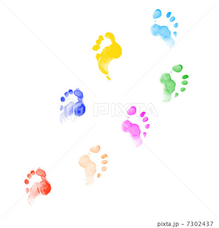 Footprints of different colors Footprints of different colors 7302437