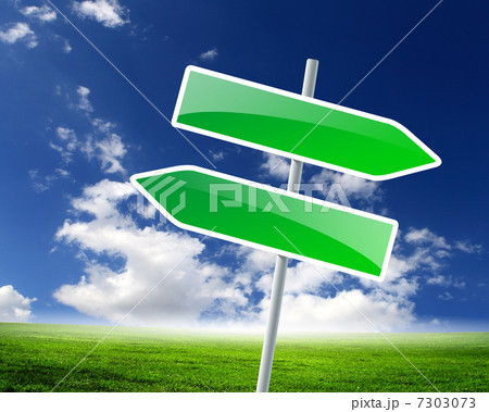 two road signs 7303073