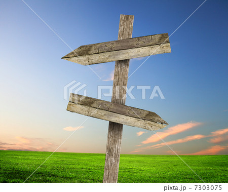 two road signs two road signs 7303075