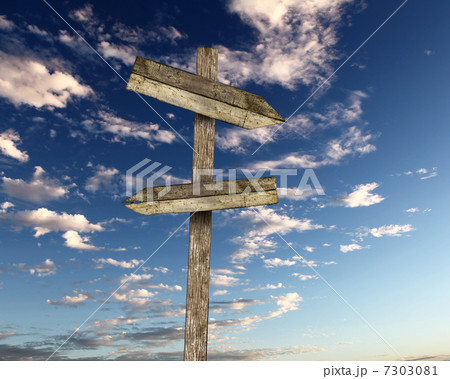 two road signs 7303081