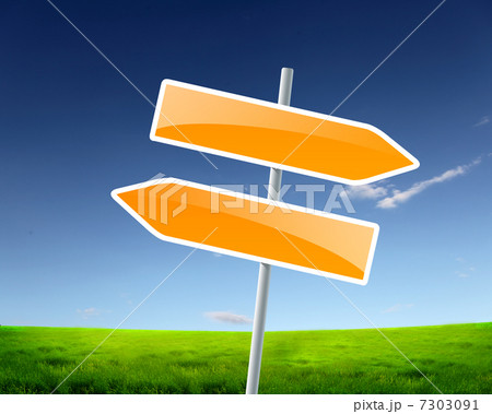 two road signs 7303091