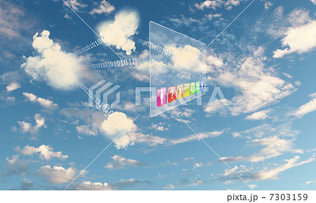 Elements of the social network against the sky 7303159