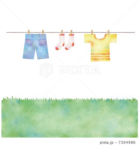 洗濯物のイラスト 洗濯物のイラスト 7304986