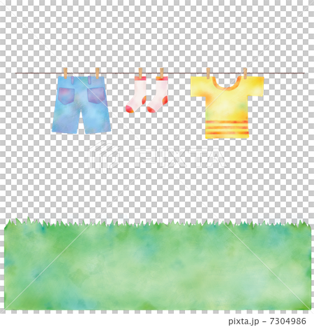 洗濯物のイラスト 洗濯物のイラスト 7304986