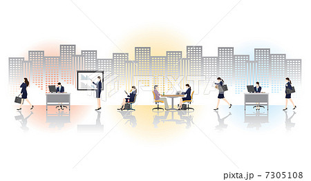 一日の仕事 / ビジネスウーマン 7305108