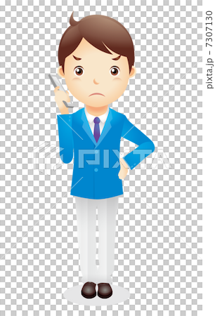 Business man (light blue) Illustration 7307130