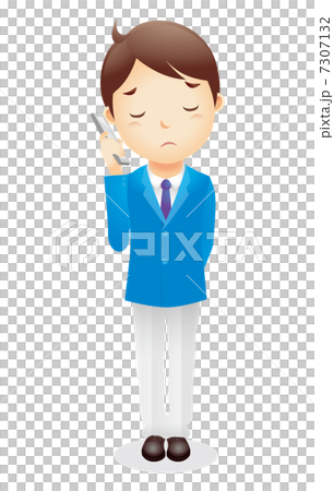 Business man (light blue) Illustration 7307132
