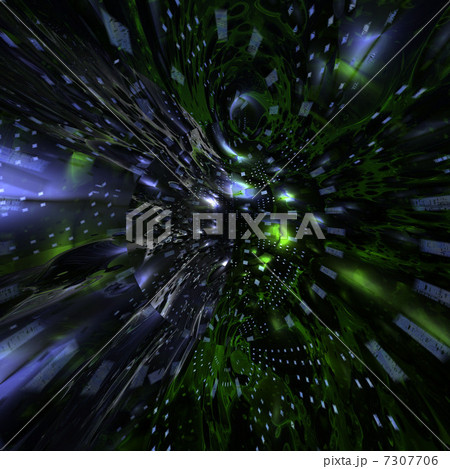 青い放射 7307706