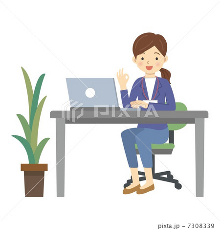 仕事をする女性 7308339