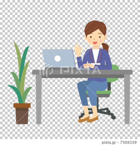 仕事をする女性 7308339