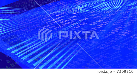 青いライン 7309216