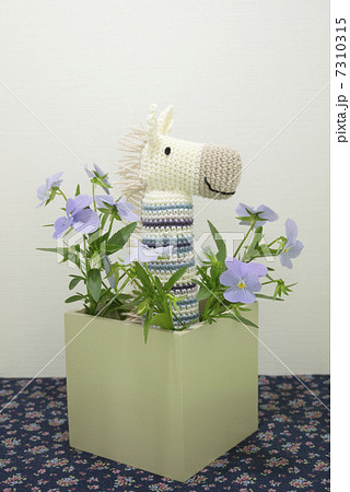 手作りの毛糸の馬 7310315